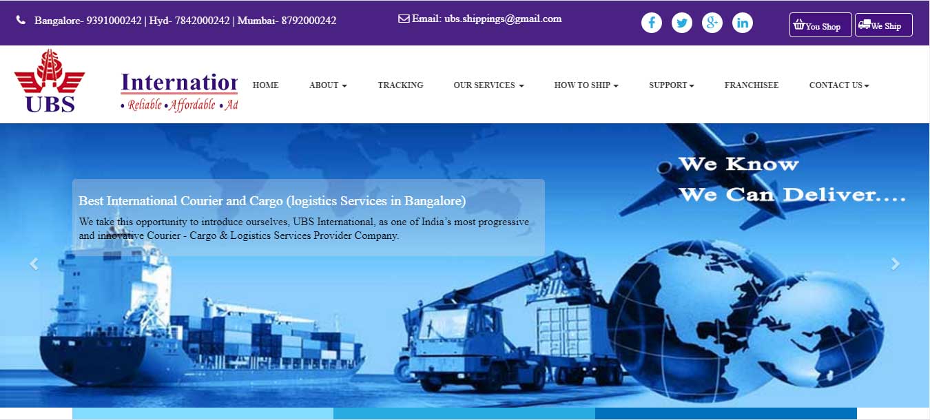 Ubs Shipping